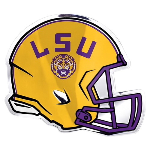 LSU Tigers NCAA Aluminum Helmet Logo Emblem