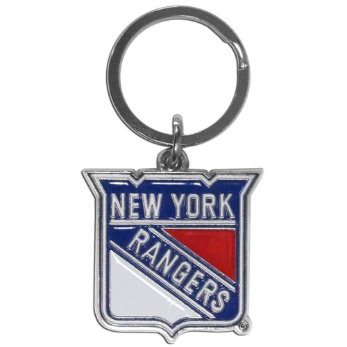 New York Rangers NHL Enameled Chrome Key Chain