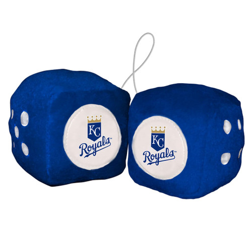 Kansas City Royals MLB Blue Plush Fuzzy Logo Dice