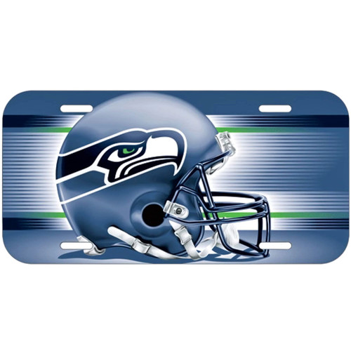 Seattle Seahawks NFL Helmet Logo License Plate Tag