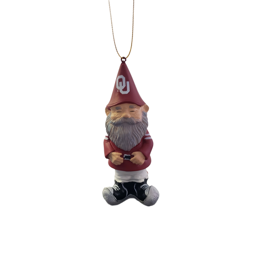 Oklahoma Sooners 5.5-inch Standing Gnome - NCAA Mini Figurine with Ornament Loop Oklahoma Sooners 5.5-inch Standing Gnome - NCAA Mini Figurine with Ornament Loop