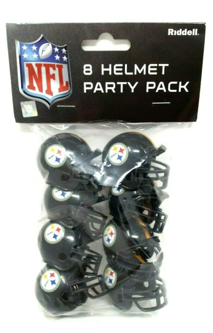 Pittsburgh Steelers NFL Helmet Party Pack – 8‑Piece Cake Toppers