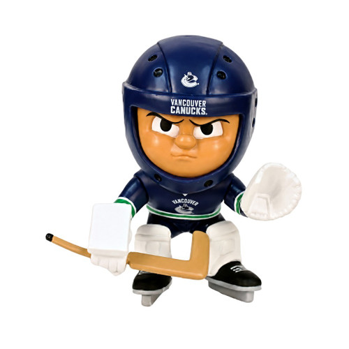 Vancouver Canucks NHL 3" Action Figure Toy Goalie - Blue Jersey