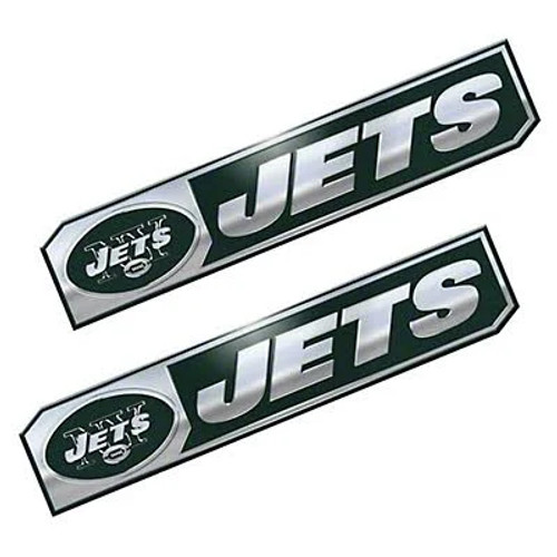 New York Jets NFL Aluminum Embossed Truck Emblems