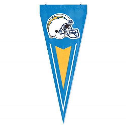 Los Angeles Chargers NFL Football Helmet Pennant Flag