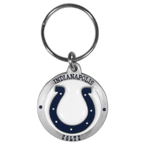 Indianapolis Colts Carved Metal Key Chain