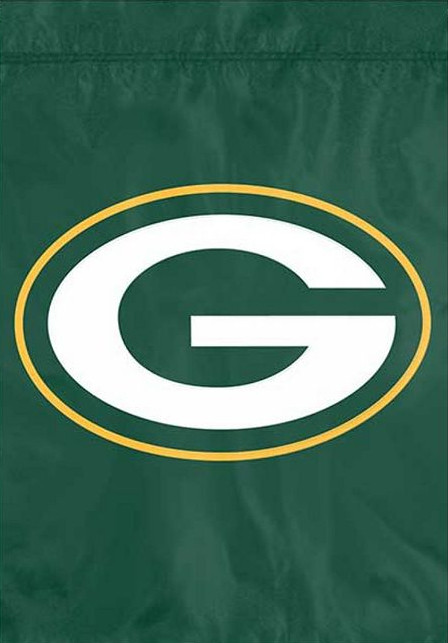 Green Bay Packers NFL Green Logo Garden Window Flag