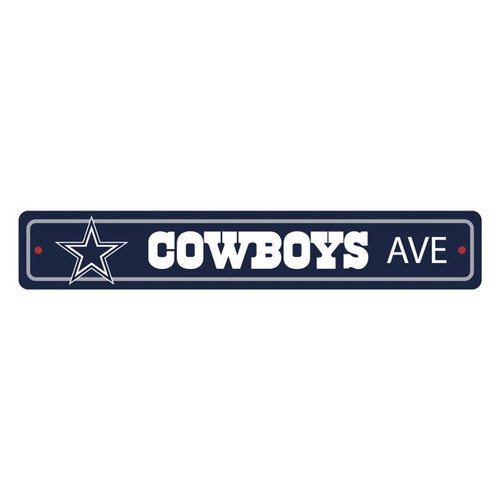 Dallas Cowboys Team Color Street Sign