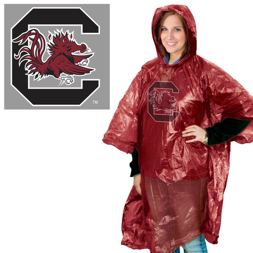 South Carolina Gamecocks NCAA Rain Poncho