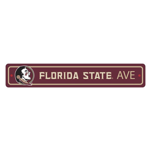 Florida State Team Color Street Sign