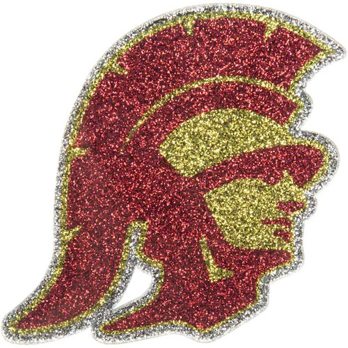 USC Trojans NCAA Team Logo Color Bling Emblem