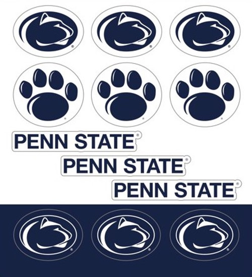 Penn State NCAA Team Logo Mini Decals