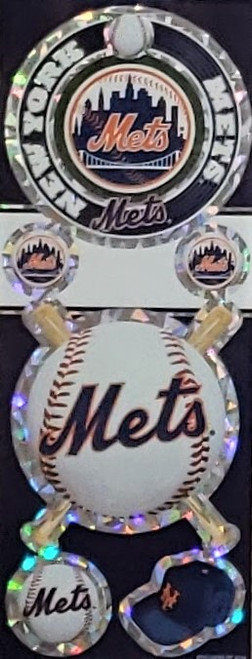 New York Mets MLB Prismatic Decal Sticker Set