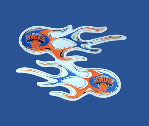 New York Knicks NBA Flame Emblem Decal