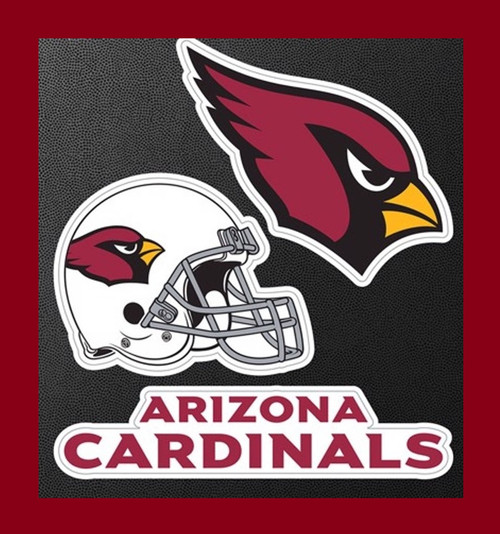 Arizona Cardinals NFL Football Decal Set Arizona Cardinals NFL Football Decal Set