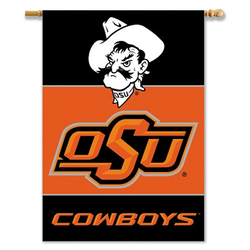 Oklahoma State Cowboys NCAA 2 Sided Banner Flag