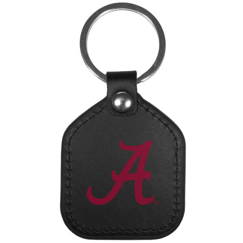 Alabama Crimson Tide NCAA Leather Square Key Chain