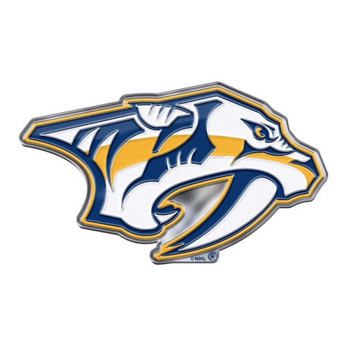 Nashville Predators NHL Aluminum Color Emblem