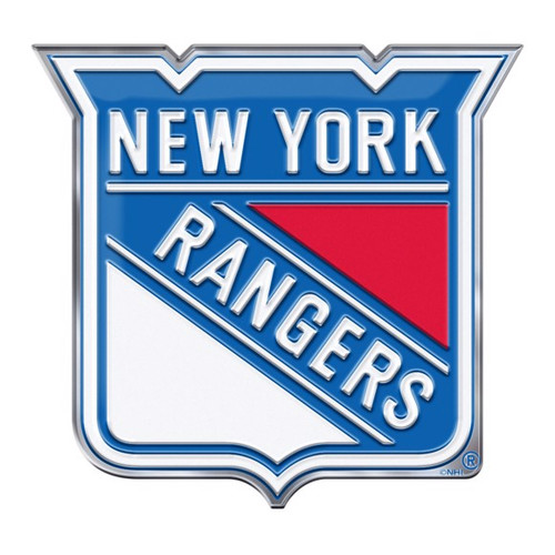 New York Rangers NHL Aluminum Color Emblem