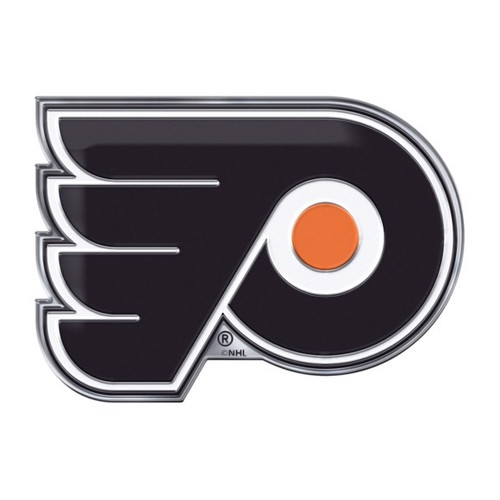 Philadelphia Flyers NHL Aluminum Color Emblem