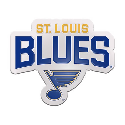 St Louis Blues NHL Aluminum Color Emblem