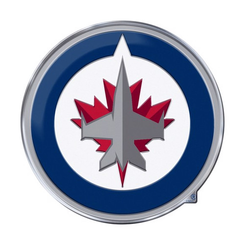 Winnipeg Jets NHL Aluminum Color Emblem