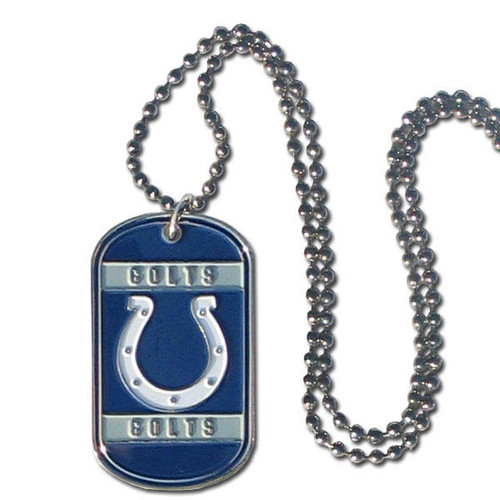 Indianapolis Colts NFL Color Tag Necklace