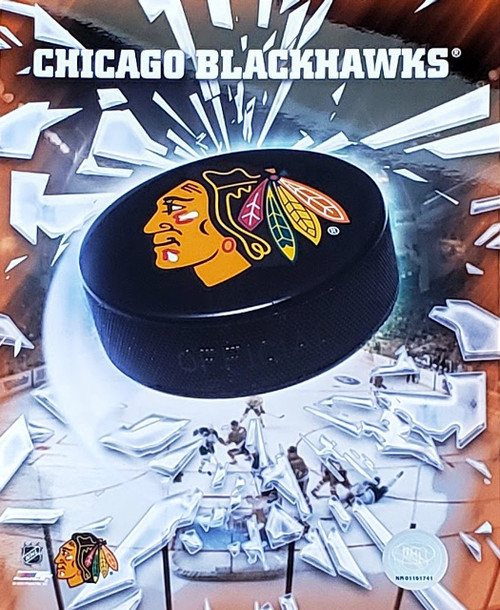 Chicago Blackhawks NHL 8 x 10 Logo Photo - Hologram Authenticated High-Gloss Print Chicago Blackhawks NHL 8 x 10 Logo Photo - Hologram Authenticated High-Gloss Print