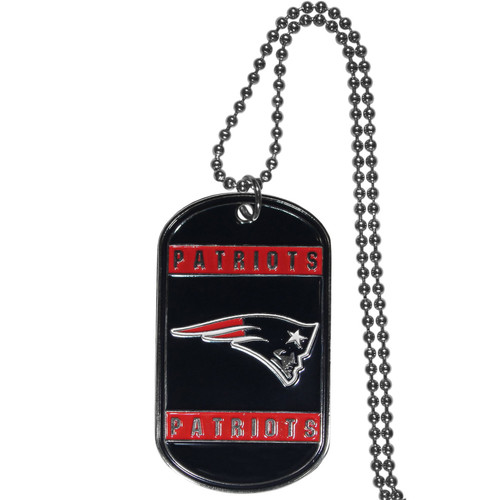 New England Patriots NFL Color Tag Necklace