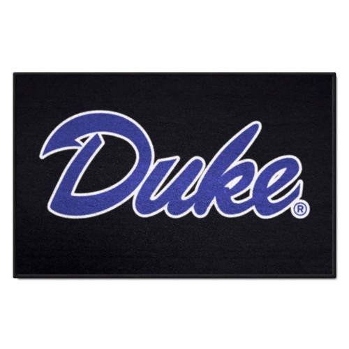 Duke Blue Devils NCAA Black Wordmark Mat