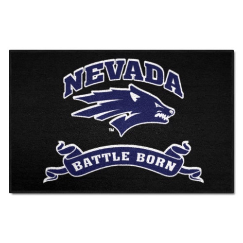 Nevada Wolfpack NCAA Black Mascot Mat