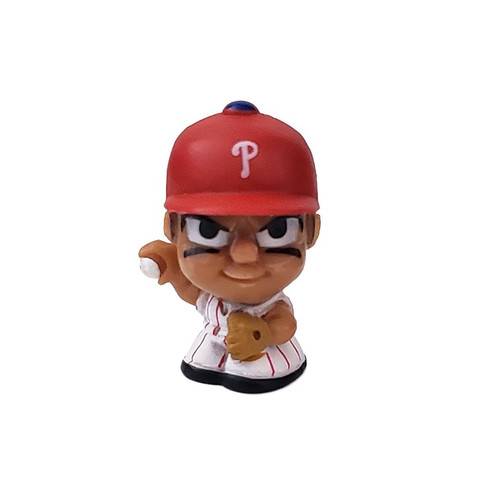 Philadelphia Phillies MLB 1" Mini Toy Pitcher Figure (White Jersey)