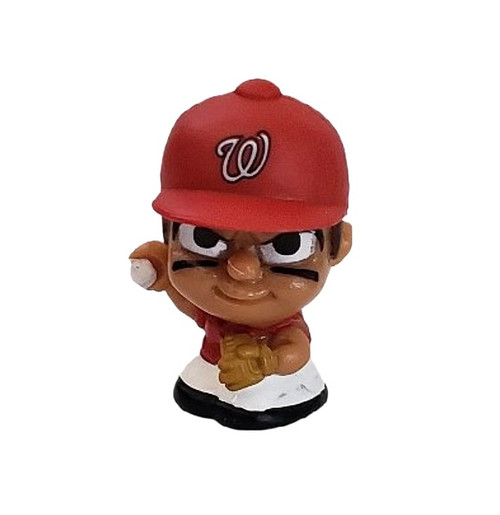 Washington Nationals MLB 1" Mini Toy Pitcher Figure (Red Jersey)