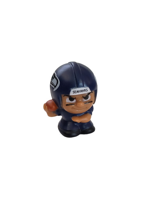 Seattle Seahawks NFL 1" Mini Toy Quarterback Figure (Blue Jersey)