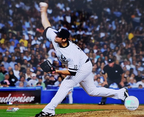 New York Yankees – Joba Chamberlain MLB Pitching Photo – High‑Gloss 8" x 10" with Hologram Authentication