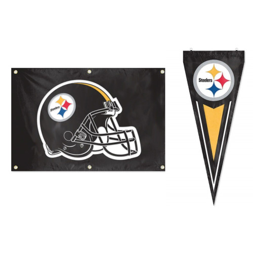 Pittsburgh Steelers NFL Banner Flag & Pennant Set