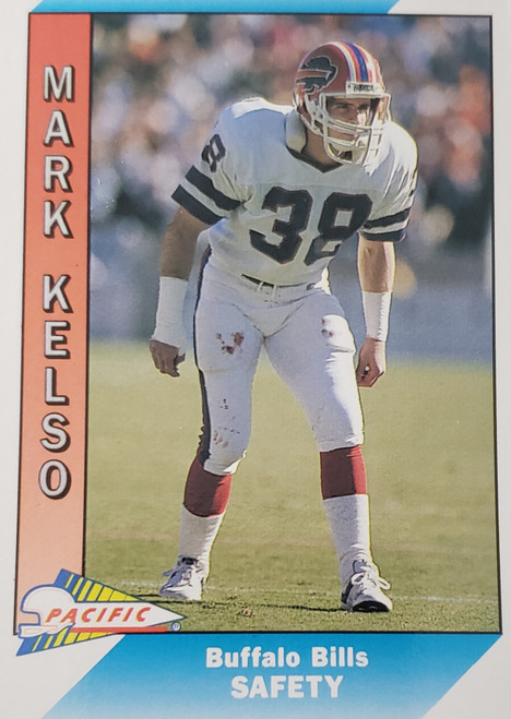 Mark Kelso - Buffalo Bills - 1991 Pacific Card #24