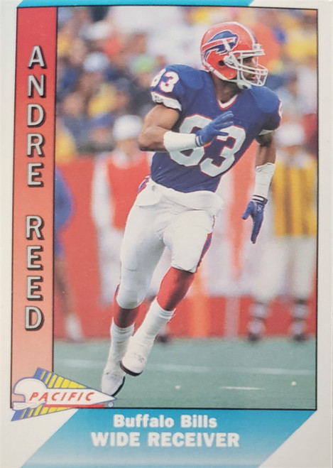 Andre Reed - Buffalo Bills - 1991 Pacific Card #36