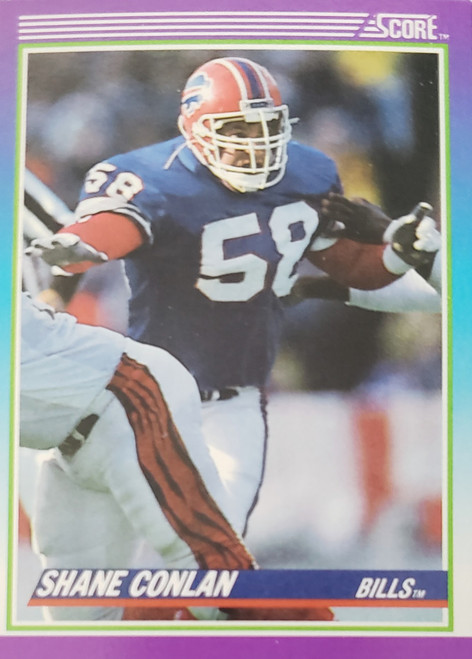 Shane Conlan - Buffalo Bills - 1990 Score Card #174