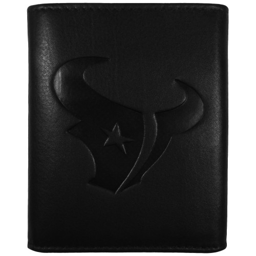 Houston Texans Embossed Tri-fold Leather Wallet