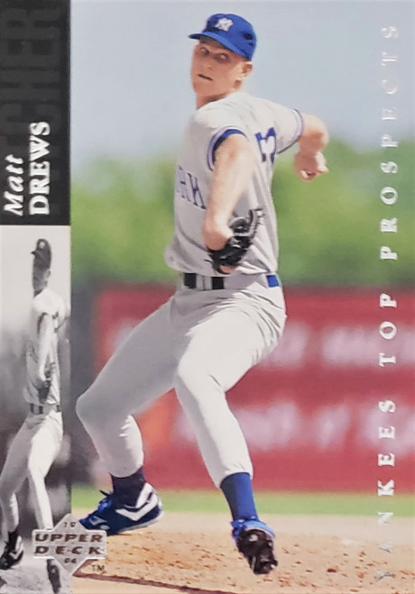 Matt Drews - New York Yankees - 1994 Upper Deck Card #107