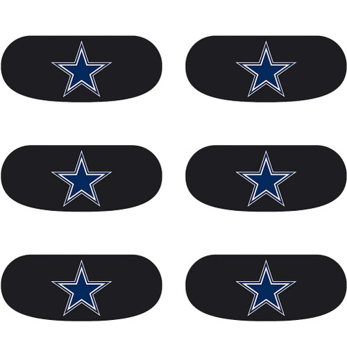 Dallas Cowboys NFL Logo Eye Black Strip Stickers 6ct Dallas Cowboys NFL Logo Eye Black Strip Stickers 6ct