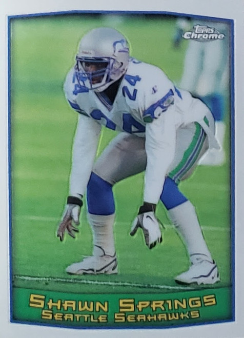 Shawn Springs - Seattle Seahawks - 1999 Topps Chrome Card #29