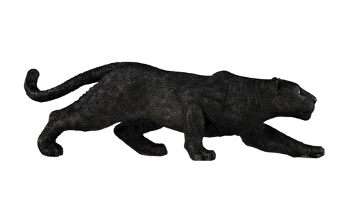 Black Leopard Toy Animal Figure - Big Cats - Wild Animal Kingdom