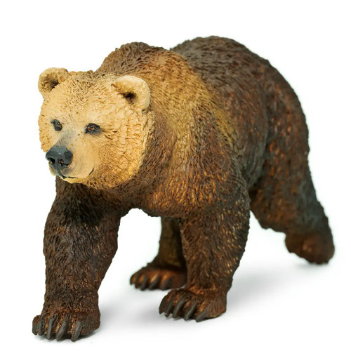 Grizzly Bear Toy Animal Figure - Wild Animals