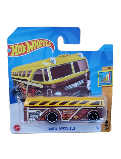 Surfin' School Bus - Hot Wheels Toy Vehicles - Surf's Up - 2023