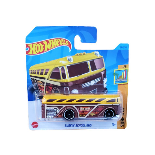 Surfin School Bus - Hot Wheels Toy Vehicles - Surf's Up - 2023