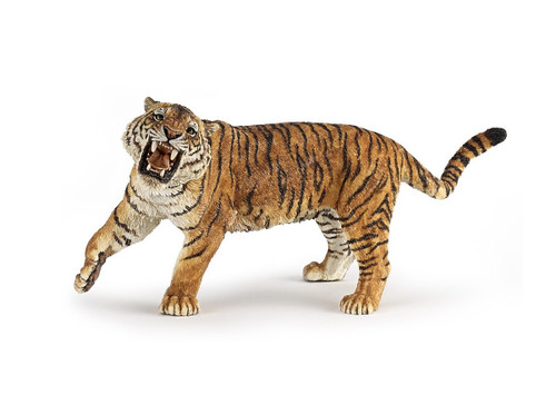 Tiger Roaring Toy Animal Figure - Big Cats - Wild Animal Kingdom