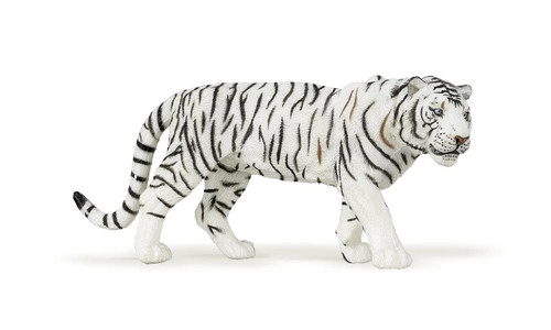 Tiger - White - Toy Animal Figure - Big Cats - Wild Animal Kingdom