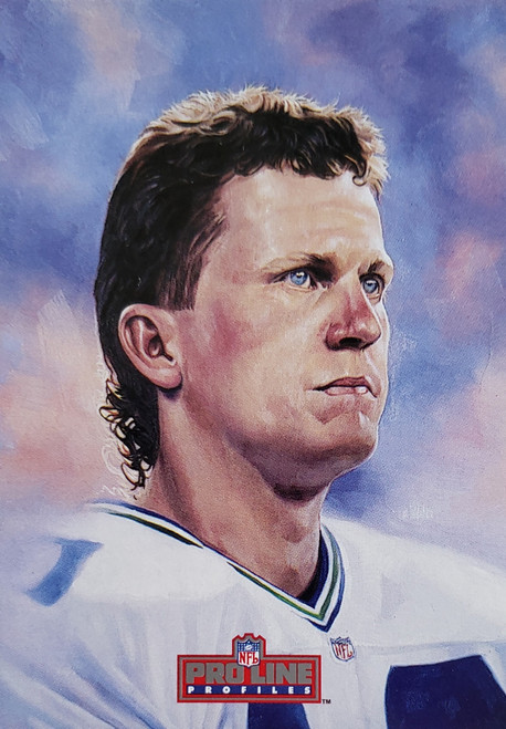 Dan McGwire - Seattle Seahawks - 1992 Pro Line Profiles Card #176